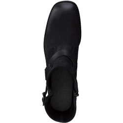 Paul Green - Biker i sort nubuck med hl - 8193