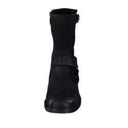 Paul Green - Biker i sort nubuck med hl - 8193