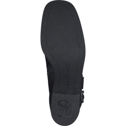 Paul Green - Biker i sort nubuck med hl - 8193