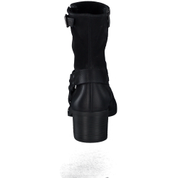 Paul Green - Biker i sort nubuck med hl - 8193