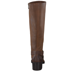 Paul Green - Biker med langt skaft og blokhl i brun - 8196