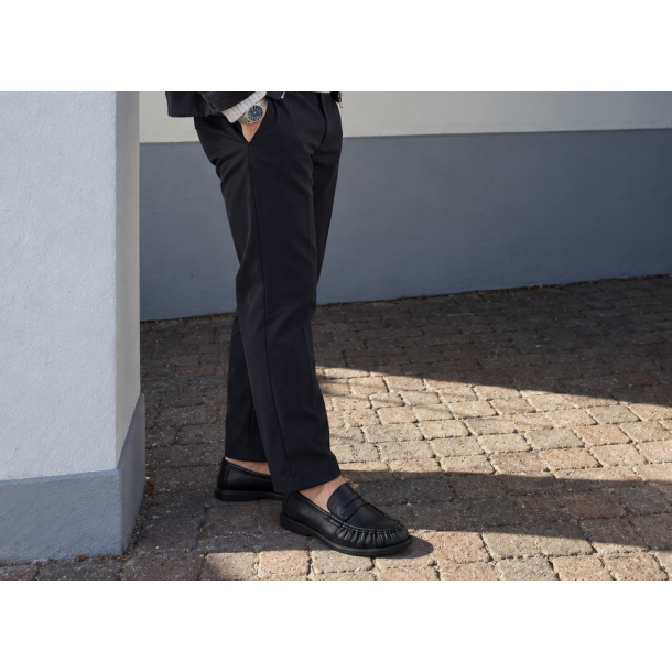 Lloyd herre - Loafer i sort med rynke-effekt - N-Stride