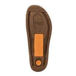 Art - Flad sandal i gul nubuck - 0946