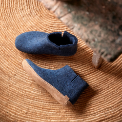 Glerups - Ankelst�vle i denim-bl�