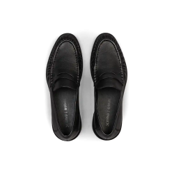 Lloyd herre - Loafer i sort med rynke-effekt - N-Stride