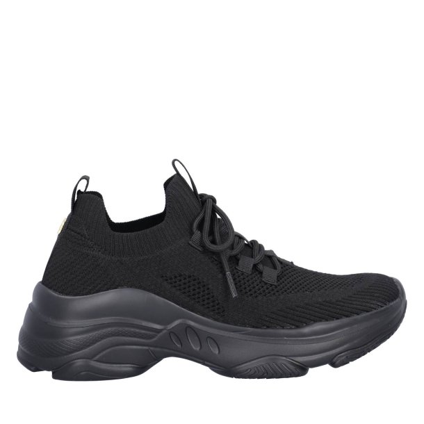 Billi Bi - Sneaker i sort tekstil med chunky gummisl - A6620