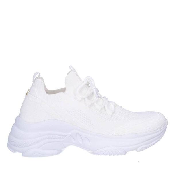 Billi Bi - Sneaker i hvid tekstil med chunky gummisl - A6620