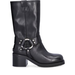 Billi Bi - Biker med trekvartlangt skaft i sort - A7196