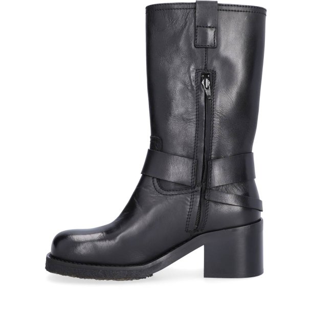 Billi Bi - Biker med trekvartlangt skaft i sort - A7196