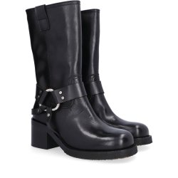 Billi Bi - Biker med trekvartlangt skaft i sort - A7196