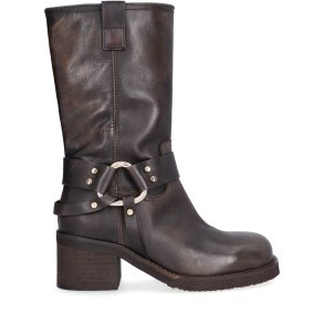 Billi Bi - Biker med trekvartlangt skaft i brun - A7196