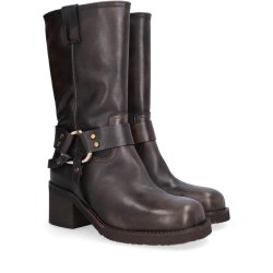 Billi Bi - Biker med trekvartlangt skaft i brun - A7196