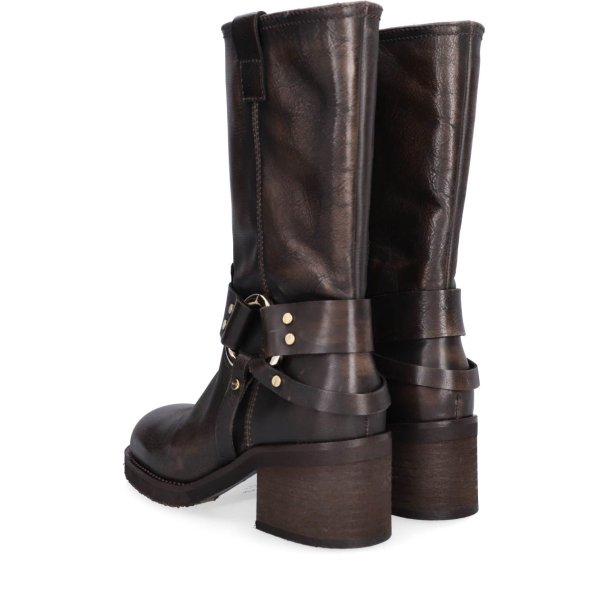 Billi Bi - Biker med trekvartlangt skaft i brun - A7196