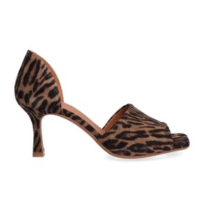 Billi Bi - Sandalsko i leopard med slank hl - A8170