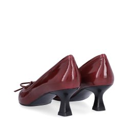 Billi Bi - Pumps i rubinrd med sljfe - A9329