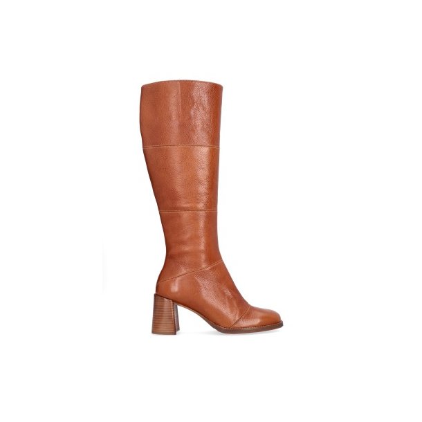 Billi Bi - St�vle i cognac med h�l - B1302