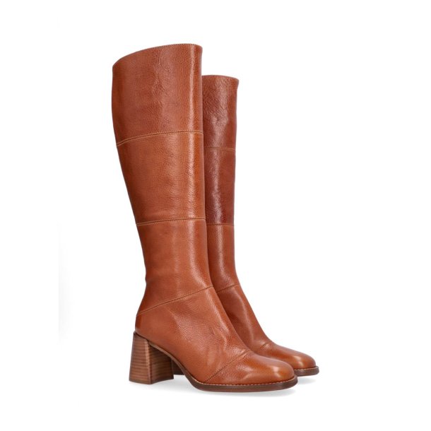 Billi Bi - St�vle i cognac med h�l - B1302