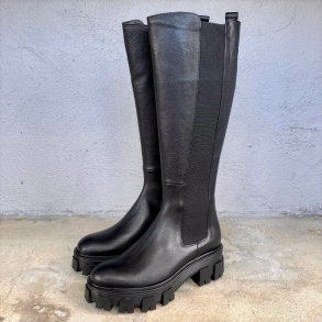 Perth klon Skuldre på skuldrene Billi Bi - Langskaftet støvle i sort med alm. lægvidde - A5665 - BILLI BI -  Como Shoes