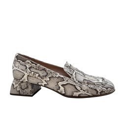 Wonders - Loafer i snake med lille h�l - D1204