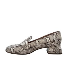 Wonders - Loafer i snake med lille h�l - D1204