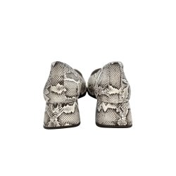 Wonders - Loafer i snake med lille h�l - D1204