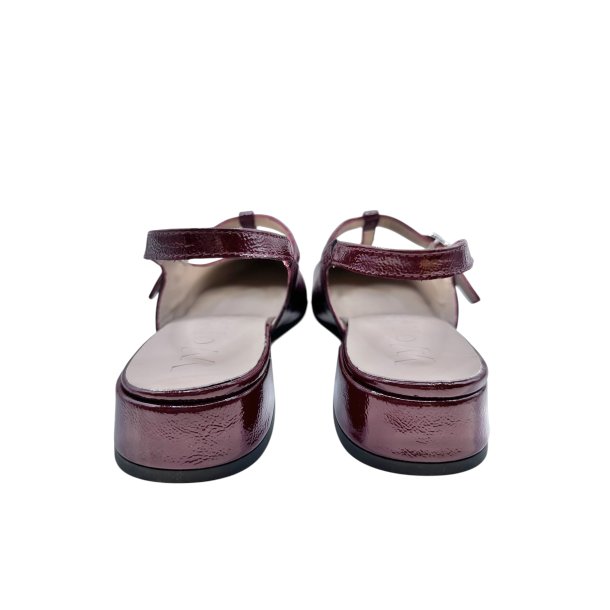 Wonders - Sko i vinr�d med slingback og lille h�l - B9732