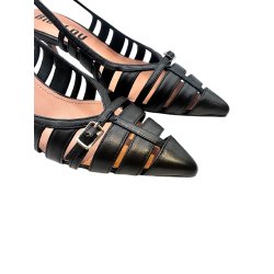 Bibi Lou - Pumps i sort med sp�nde og lille h�l