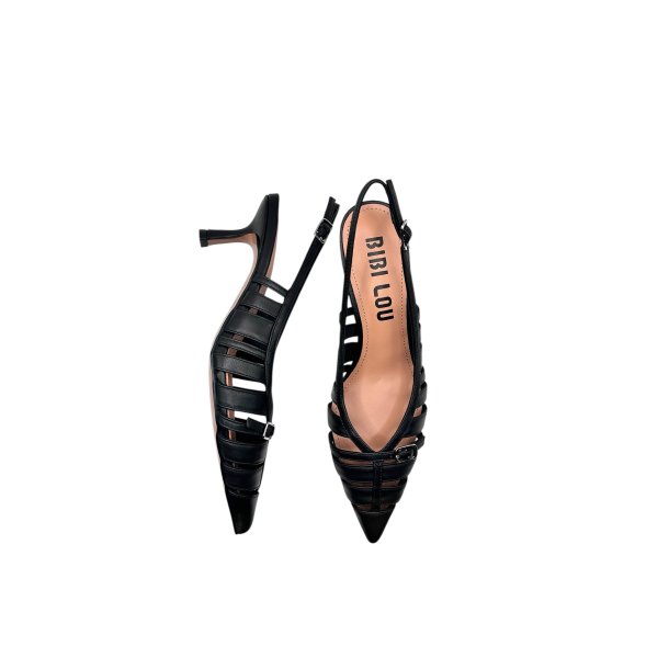 Bibi Lou - Pumps i sort med sp�nde og lille h�l