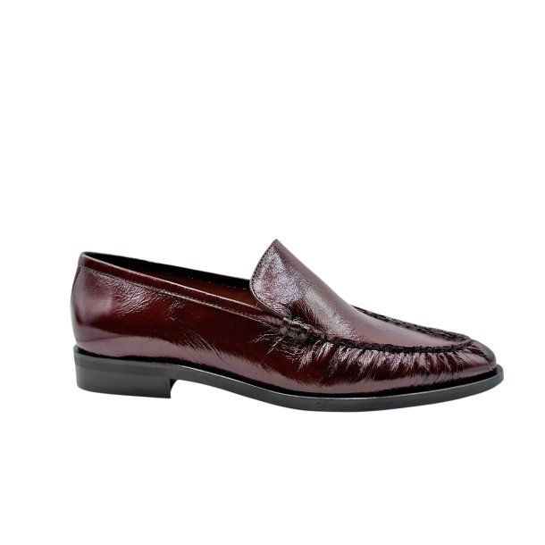 Billi Bi - Loafer i cognac lak med spids snude - A9677