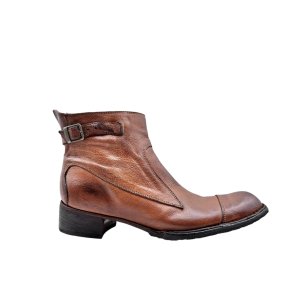 Bubetti - St�vlette i cognac med lille h�l og sp�nde - 9849