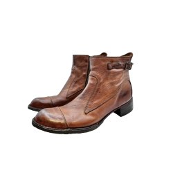 Bubetti - St�vlette i cognac med lille h�l og sp�nde - 9849