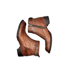 Bubetti - St�vlette i cognac med lille h�l og sp�nde - 9849