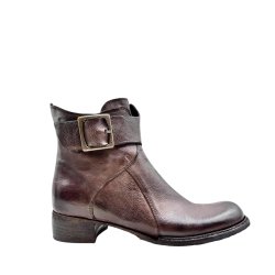 Bubetti - St�vlette i m�rkebrun med h�l og sp�nde - 9920