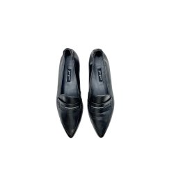 Paul Green - Flad loafer i sort med spids snude - 1225