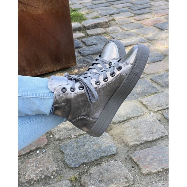 Paul Green - Ankelstvle i mrk slv med snre og lynls - 4024