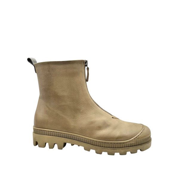 Lofina - St�vlette i sand med lynl�s p� front- 10400