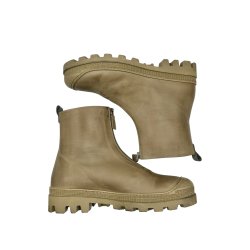 Lofina - St�vlette i sand med lynl�s p� front- 10400