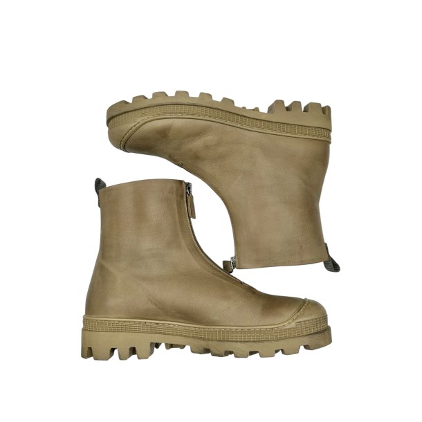 Lofina - St�vlette i sand med lynl�s p� front- 10400