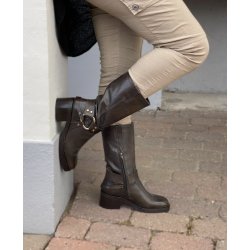 Billi Bi - Biker med trekvartlangt skaft i brun - A7196