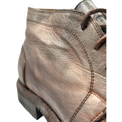 Bubetti herre - Ankelst�vle i antik brun med sn�rre - 8484