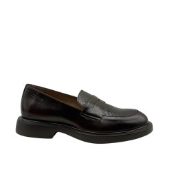 Wonders - Loafer i m�rkebrun med snake og lav h�l - A5301