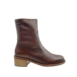Wonders - St�vlette i cognac med r�gummi og lys s�l - D2110