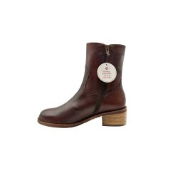 Wonders - St�vlette i cognac med r�gummi og lys s�l - D2110