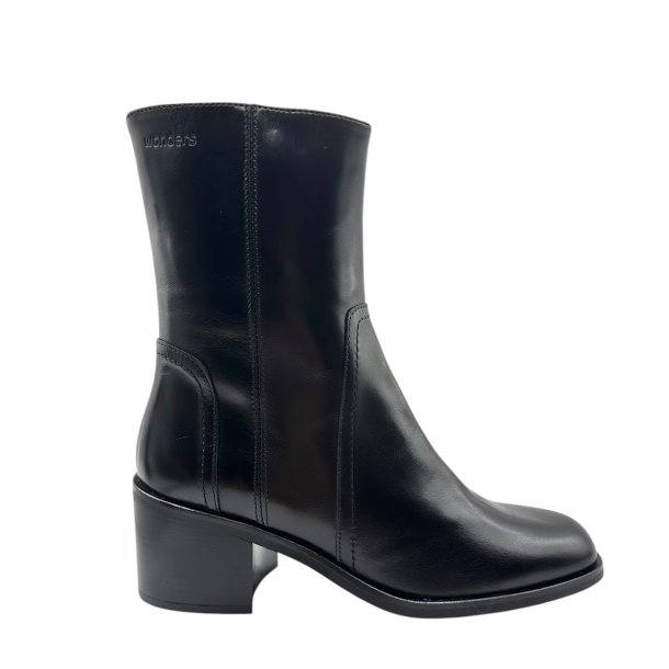 Wonders - St�vlette i sort med blokh�l - H6511