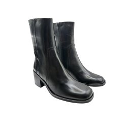 Wonders - St�vlette i sort med blokh�l - H6511