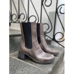 Moma - stvlette i gr med elastik og moderat hl