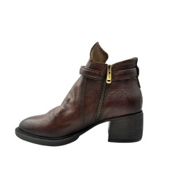 Airstep - Ankelst�vle i kastanie med rem og moderat h�l 