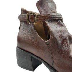 Airstep - Ankelst�vle i kastanie med rem og moderat h�l 