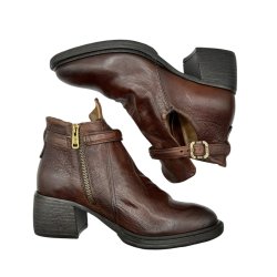 Airstep - Ankelst�vle i kastanie med rem og moderat h�l 