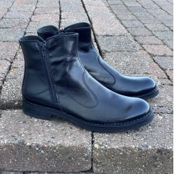 Bubetti herre - Stvle i sort med lynlse - 8460